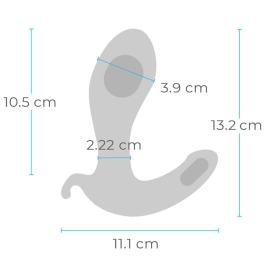 Вибростимулятор b-Vibe Expand Plug