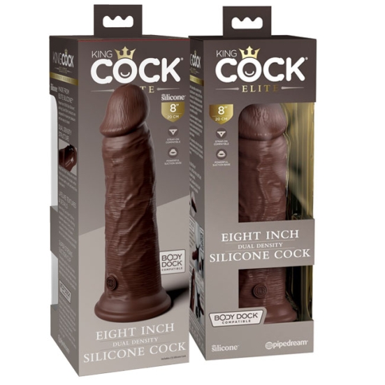 Фаллос King Cock 8&quot; Silicone Dual Density