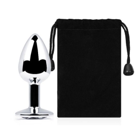 Пробка Jewelry Plug - Silver Small Clear