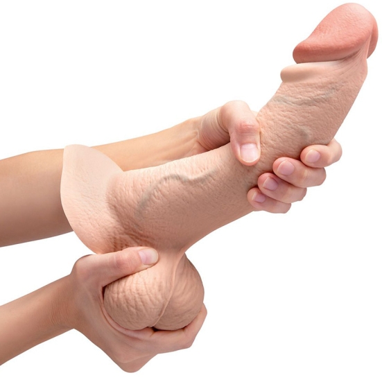 Фаллос b-Vibe Slipskin 10&quot; Curved