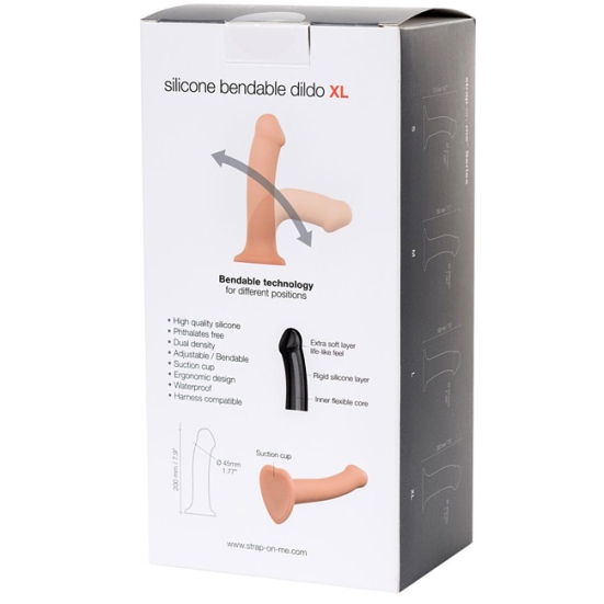Фаллос Strap-on-me Silicone Bendable XL