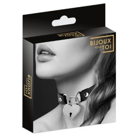 Чокер с замком в форме сердца