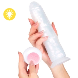 Фаллос-вибратор с подсветкой Erowoman LET-14007