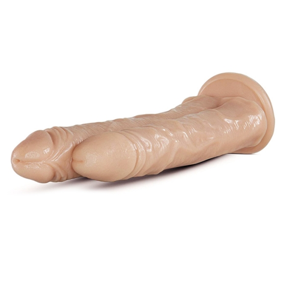 Фаллос Dr. Skin Double Trouble